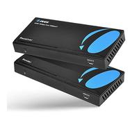 4K UltraHD Extender over HDBaseT by OREI , Balun Full 18Gbps Over CAT 5/6/7 Ethernet Cable - IR Signal - 230 Ft @ 1080P - 130 Ft @ 4K 60hz