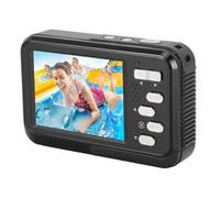 4K Underwater Cameras, 48MP High Definition Auto Focus Dual Screens, 11FT Depth Underwater Selfie Camera with 60 Minutes Working Hours, Camera for Diving Snorkeling (Black)