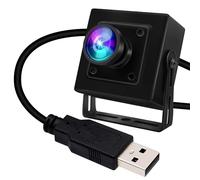 4K USB Camera USB Webcam Mini Camera Module,USB with Cameras Full HD 2160P USB Camera,High Definition Camera USB with IMX317,UVC,Plug&Play for Most OS (170 Degree USB Camera with Case, Black)