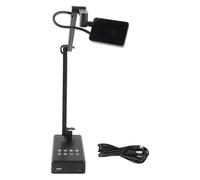 4K USB Document Camera, Wireless - Free Plug and Play Doc Cam with 360 Rotation, 3 - Level LED Light, Foldable Design for Teachers, Live Streaming on OS X Chromebook