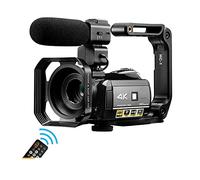 4K Video Camera Camcorder with Night Vision and Digital Zoom - Professional Vlog Camera for Blogging and Video Recording