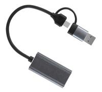 4K Video Capturing Card Type C+USB To HDTV Video Grabber Recorder For Game Camcorder Camera Live Streaming Aluminum Hdtv Cable