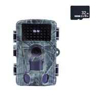 4K Video Hunting Shooting Wildlife Trail Camera Waterproof 60MP 30MP WIFI Live Stream Night Vision Outdoor Photo Trap Camera(With 32GB card)