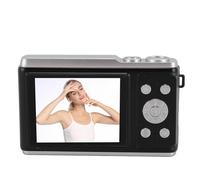 4K Vlogging Camera,50MP F/3.2 Large Aperture Digital Camera with 16X Digital Zoom, Anti Shake, for Teens Adult Beginner,with LED Flash,Filter Effects, Type C Port, Support (Black)