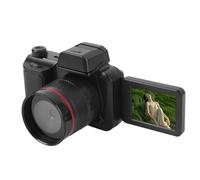 4K Vlogging Camera with 3 Axis Stabilization 180° Flip Screen, 2.2 Inch LED Fill Light Compact Digital Camera for Beginners, 2600mAh Battery Travel Video Camera