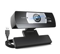 4K Webcam for PC - 4K Ultra HD Computer Camera with PDAF Autofocus, AI Noise-Canceling Mic, Auto Lighting Correction, 80° FOV, USB-A Plug & Play for Virtual Meetings, Live Streaming, Online Learning