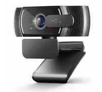 4K Webcam for PC & Mac, Tiny USB Streaming Camera with PDAF Autofocus, Dual Omnidirectional Noise-Canceling Microphones, Auto Low-Light Correction, Works with Zoom, Teams, Google Meet & Twitch