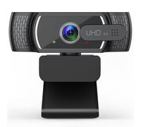 4K Webcam for PC, Sony 1/2.5” Sensor, PDAF Autofocus, 2 Noise-Canceling Mics, Privacy Cover, 80° FOV, Laptop Camera Works with Zoom, Teams, Google Meet, Plug & Play USB Webcam for Streaming & Gaming