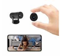 4K WiFi Spy Camera Wireless Hidden Camera with Motion Detection for Home Office Security Small Surveillance Camera Indoor Long-lasting Battery Spy Secret Cam Micro Nanny Video Cam with App Control