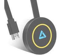 4K Wireless HDMI Adapter, Plug & Play, 2.4/5 GHz Miracast Wireless HDMI Dongle, Screen Casting Device for iOS/Android/Windows/MacOS/Phone/Laptop to TV/Monitor/Projector, Support Miracast/DLNA/AirPlay