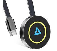 4K Wireless HDMI Adapter, Plug & Play, 2.4/5 GHz Miracast Wireless HDMI Dongle, Screen Casting Device for iOS/Android/Windows/MacOS/Phone/Laptop to TV/Monitor/Projector, Support Miracast/DLNA/AirPlay