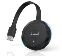 4K Wireless HDMI Display Adapter, Screen Mirroring Streaming Dongle, 2.4/5GHz Wifi Transmitter and Receiver Connector Support Miracast/DLNA/Airplay for iOS/Android/Laptop/iPhone/PC/Monitor/Projector