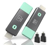 4K Wireless HDMI Transmitter and Receiver, 165ft/50m 1080P Output Portable Plug & Play Wireless HDMI with Micro and Mini Extender Kit for Streaming Video and Audio to Monitor from Laptop & TV Box