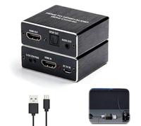 4K x 2K HDMI Audio Converter Extractor,ARC Audio Splitter Adapter with Optical Toslink SPDIF,5.1CH 3.5mm Stereo Output,Support 4K@30Hz 2K@30Hz HDM Output for PS5 PS4 PS3 TV Box DVD Blu-ray 3D HDTV
