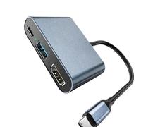 4K120Hz Video Converter Featuring Gigabit Ethernet Port for Smooth Streaming and Gaming Compatible for Laptop Travel Plug and Play ABS Portable Dock Station