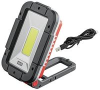 4K5 Tools WL 1500 Work Lamp (LED Construction Spotlight, Luminosity 1500 Lumens, Floodlight, Six Light Levels, Work Light, Rechargeable via USB-C)