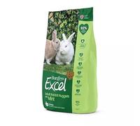 4kg Burgess Excel Rabbit Nuggets with Mint - High-Fibre Complete Rabbit Food - Promotes Healthy Digestion, Teeth & Immunity