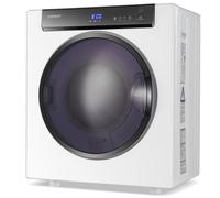 4KG Compact Dryer 1400W Electric Clothes Dryer w/3 Heating Options-White