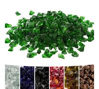 Teamson Home 4 Kg Lava Rocks for Gas Fire Pit, Tempered Fire Glass,