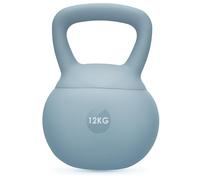 4kg Soft Kettlebell for Women, Non-Slip PVC Coated Home Fitness Weight for Pilates, Strength Training & Full-Body Workouts (Pink)(Bleu,12 kg)