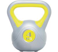 4KG Vinyl Gripped Kettlebell - Podwer Coated Cast Iron - Kettle Bell Swing