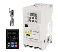 4KW Variable Frequency Drive, Single Phase to Three Phase Converter, 220V Input 380V Output Motor Speed Controller with Overload Overheat Overvoltage Protection