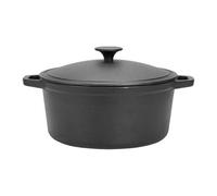 4L Cast Iron Casserole Dish Pot Pan Cooking Outdoor Stew Dutch Oven Soup Stockpot