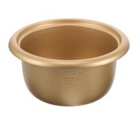 4l Golden Aluminium Alloy Rice Cooker Inner Pot for 700w Cooker | Non-stick Honeycomb Surface, Even Heating, Large Capacity Design, Replacement Accessory for Home Kitchen Cooking and Soup