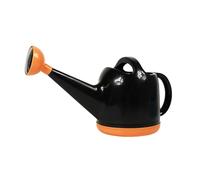 4L Long Spout Watering Can for Large Capacity Plastic Garden Pot with Detachable Sprinkler Indoor & Outdoor Use Cans (Black, 37x19cm)