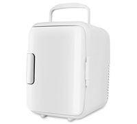 4L Mini Fridge For Bedroom Portable Cosmetic Refrigerator Drinks Cooler With Cooling And Warming Function Compact Electric Reefer Cosmetic Low Operating Noise For Hotels, Bedrooms, Car Refrigerator (