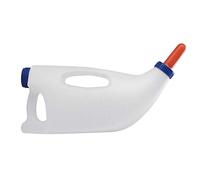 4L Vertical Calf Milk Feeding Bottle, Calf Bottle Cow Baby Bottle Sheep Lamb Bottle Holder Calf Milk Feeder Bottle with Nipple Milking Feeding Replacement for Calf Goat Sheep Cow