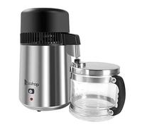 4L Water Distiller Machine, 750W Pure Distilled Water Machine for Home Countertop Table Desktop with BPA-Free Container, 304 Stainless Steel Interior, Auto Shut-Off, for Home & Humidifier (Black)