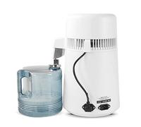 4L Water Distiller Machine, 750W Pure Distilled Water Machine for Home Countertop Table Desktop with BPA-Free Container, 304 Stainless Steel Interior, Auto Shut-Off, for Home & Humidifier (White)