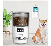 4L with APP Control for WiFi pet feeder,10s Voice Recorder Pet Food Dispenser Automatic, WiFi Automatic Cat Feeders