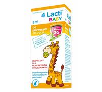 4Lacti Baby drops 5ml bloating colic abdominal pain for infants biogaia