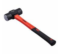 4lb LUMP SLEDGE HAMMER FIBREGLASS SHAFT RUBBER GRIP HANDLE MINI SLEDGEHAMMER