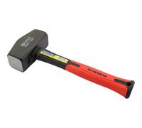 4Lb Stoning Hammer Fgb Handle Short Handle Comfort Grip Fibreglass Rubber Shaft