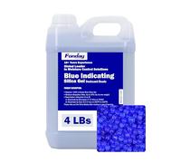 4LBS Fonday Blue Indicating Silica Gel Beads Desiccant Moisture Indicating Blue to Pink Reusable Industry Standard Bead Size 3 to 5mm