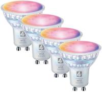 4lite Wiz Connect Dimmable Multicolour WiFi LED Smart Bulb - GU10 - Pa