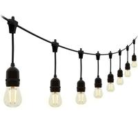 4lite Festoon Lighting Outdoor String Lamps with E27 Screw Warm White LED Bulbs