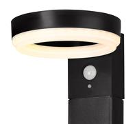 4Lite Antheia Solar Step Light, Black