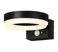 4lite Antheia Solar Outdoor Sleek Wall Light (Anthracite) 300lm Motion Sensored LED IP54 Rated Exterior Wall Lamp - 4L2/6010-4Yr Guarantee