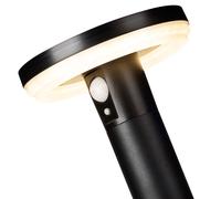 4Lite Antheia Solar Slanted Wall Light, Black