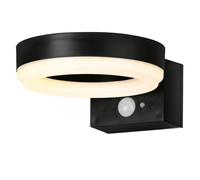 4lite Antheia Solar Sleek IP54 LED Outdoor Wall Light with Built in PIR Motion Sensor (Single)
