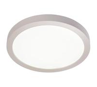 4lite Aspen Round Flush Ceiling Light (White) 2400Lm LED Integrated IP40 Rated Ultra Slim CCT 24W Bulkhead - 4l1/3110