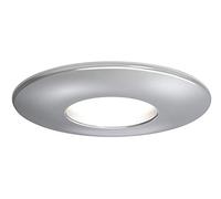 4lite Fire-Rated Indoor Downlight (Chrome) IP20 Rated Dimmable Spotlight Supplied with a 2200k - 6500k 345lm Smart GU10 Bulb - 4L1/2213-4yr Guarantee