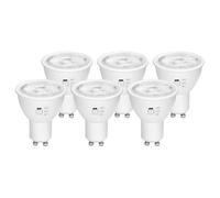 4lite GU10 LED CCT Bulb (6W) Pack of 6 610Lm 3000-6500K Tuneable White Lamp - 4L3/3100X6