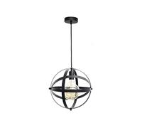 4lite Indoor Basket Pendant Ceiling Light (Matt Black) Round Shaped Decorative Cage Light - 4L1/7011-4Yr Guarantee