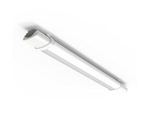 4lite LED Batten (White) 5200lm Indoor or Outdoor 4ft Cool White IP65 Rated Twin LED Integrated 40W Strip Light - 4L3/1114-4Yr Guarantee