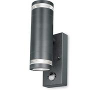 4Lite Marinus Anthracite Outdoor Pir Up Down Wall Light Ip44 Rust Free 4L2/2308